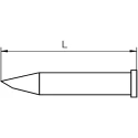 Weller Soldering Iron Tip Bevel 1.6 mm Width 37 mm Length 60° Angle XT AA 60 T0054470899