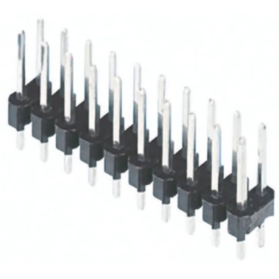 TE Connectivity AMPMODU MOD II Series 14 Contact Straight Through Hole Pin Header, 2.54 mm Pitch, 2 Rows, Unshrouded 826925-7