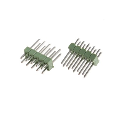 TE Connectivity AMPMODU MOD II Series Straight Through Hole Pin Header, 10 Contacts, 2.54 mm Pitch, 2 Row 826925-5