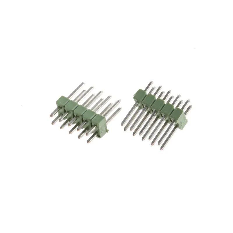 TE Connectivity AMPMODU MOD II Series Straight Through Hole Pin Header, 10 Contacts, 2.54 mm Pitch, 2 Row 826925-5