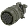 Amphenol Socapex MIL Spec Circular Connector 26 Contacts Male Cable Type Straight Olive Drab Shell Size 16 451 06EC 1626P 50