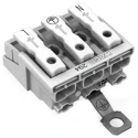 WAGO 294 Series Snap-in Power Supply Connector, Female Push-in, 3-Pole, 24A, 500V, 3-Way 294-5413