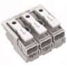 WAGO 294 Series Power Supply Connector Female Push-in 3-Pole 24A 500V 294-4003