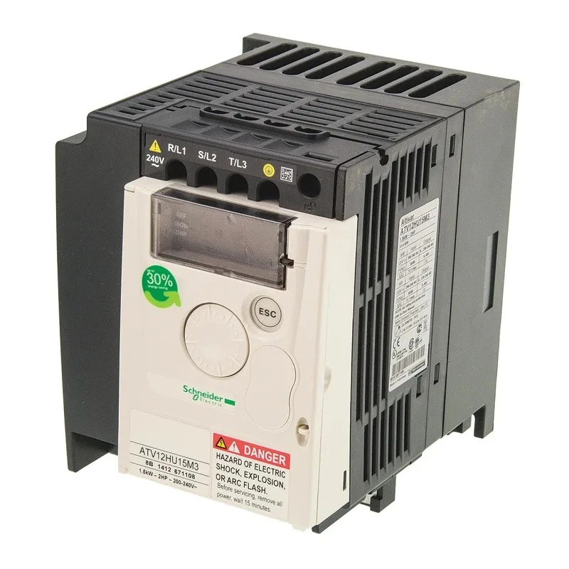Schneider Electric Inverter Drive 1.5 kW 3 Phase Variable Speed Panel Mount ATV12HU15M3