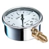 Bourdon 63 mm Stainless Steel Case Bottom Pressure Gauge, Brass G 1/4 Connection, 6 bar MIT3-D22.B20