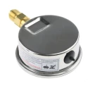 Bourdon Stainless Steel 63 mm Dial Size G 1/4 Bottom Connection Pressure Gauge 1 bar MIT3-D22.B15