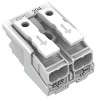 WAGO 294 Series Snap-in Power Supply Connector Female Push-in, 2-Pole, 24A, 2-Way 294-5002