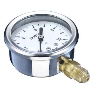 Bourdon 63 mm G 1/4 Bottom Pressure Gauge 6 bar MIT3-D20.B20