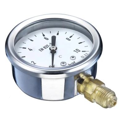 Bourdon 63 mm G 1/4 Bottom Pressure Gauge 16 bar MIT3-D20.B24