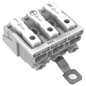 WAGO 294 Series 3-Pole Female Push-in Power Supply Lighting Connector 500V, 24A 294-4413