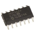 Microchip Delta Sigma 18 bit 4-Channel ADC 4 SPS Surface Mount 14-Pin SOIC MCP3424-E/SL