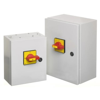 RS PRO 6-Pole Wall Mount Isolator Switch, IP65, 63A Switching Current, 45 kW Power Rating IP65