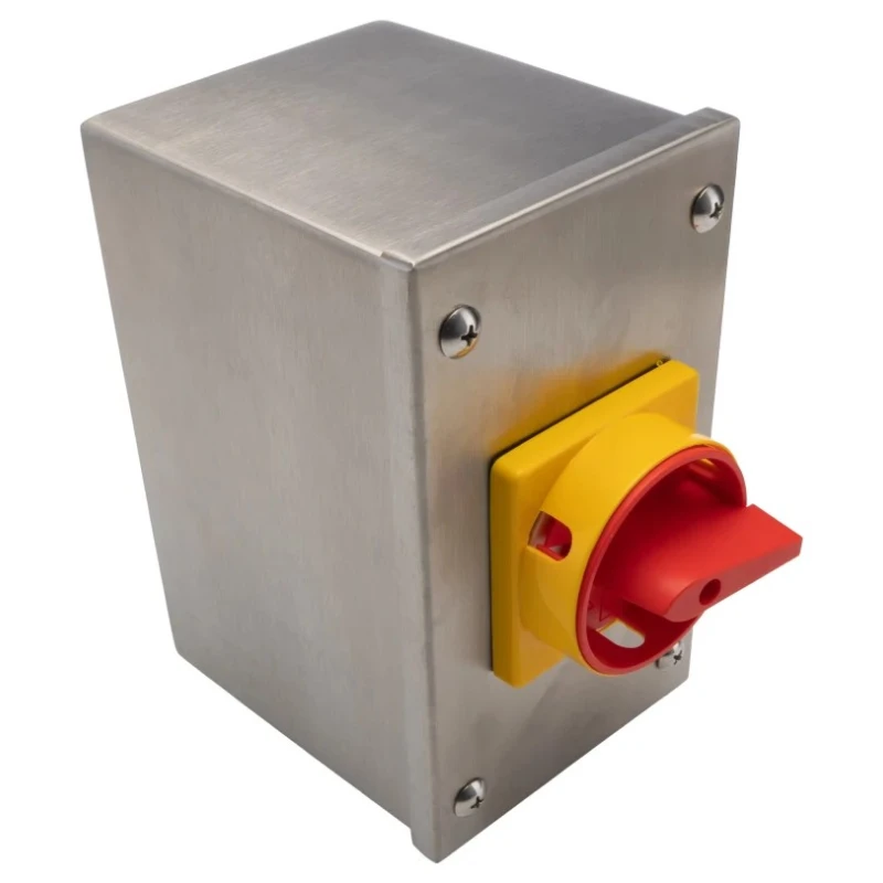 RS PRO 4-Pole Panel Mount Isolator Switch IP65, 32A, 15 kW, 690V AC, Screw Terminal IP65