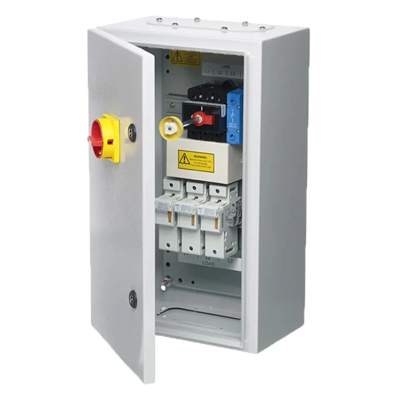 RS PRO 3-Pole Panel Mount Isolator Switch, IP65, 63A, 690V AC, 90 kW IP65