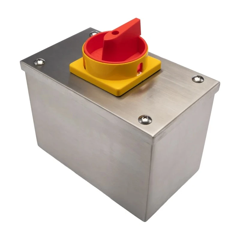 RS PRO 4-Pole Panel Mount Isolator Switch IP65, 32A, 15 kW, 690V AC, Screw Terminal IP65