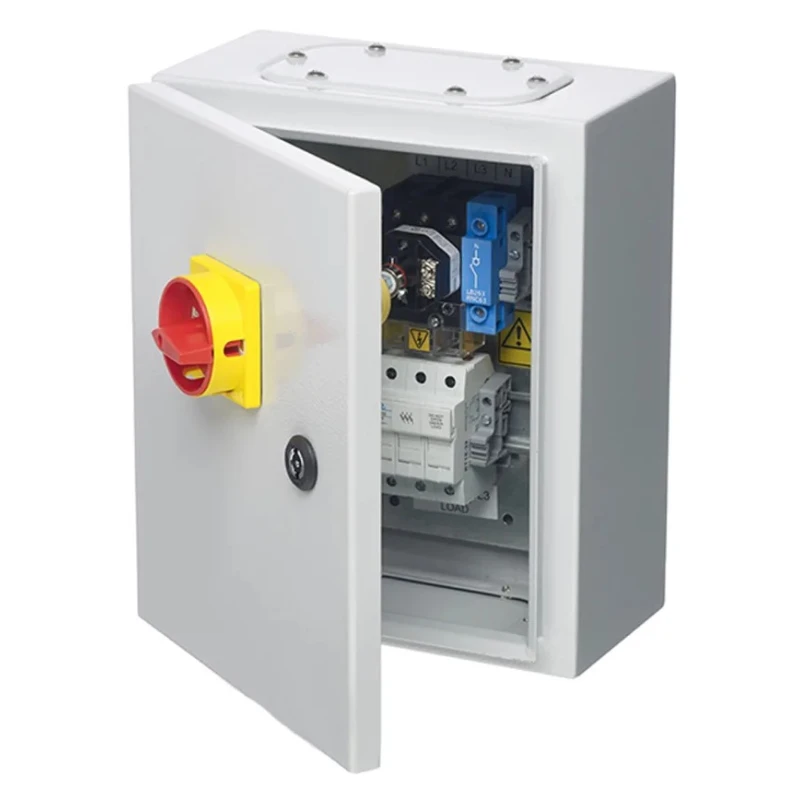 RS PRO 3-Pole Panel Mount Isolator Switch 32A, 690V AC, IP65, 90 kW IP65