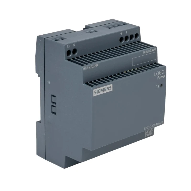 Siemens LOGO POWER Switched Mode DIN Rail Power Supply 264V AC Input 24V DC, 4A Output, 96W 6EP3333-6SB00-0AY0