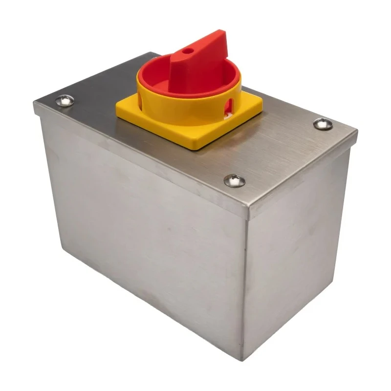 RS PRO 4-Pole Panel Mount Isolator Switch IP65 Rated 25A Switching Current 45 kW Power IP65