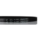 Hutchinson Drive Belt, belt section J, FleXonic Series, Polyamide Cord and Belt Material, Outside Length 560mm 4PJ560