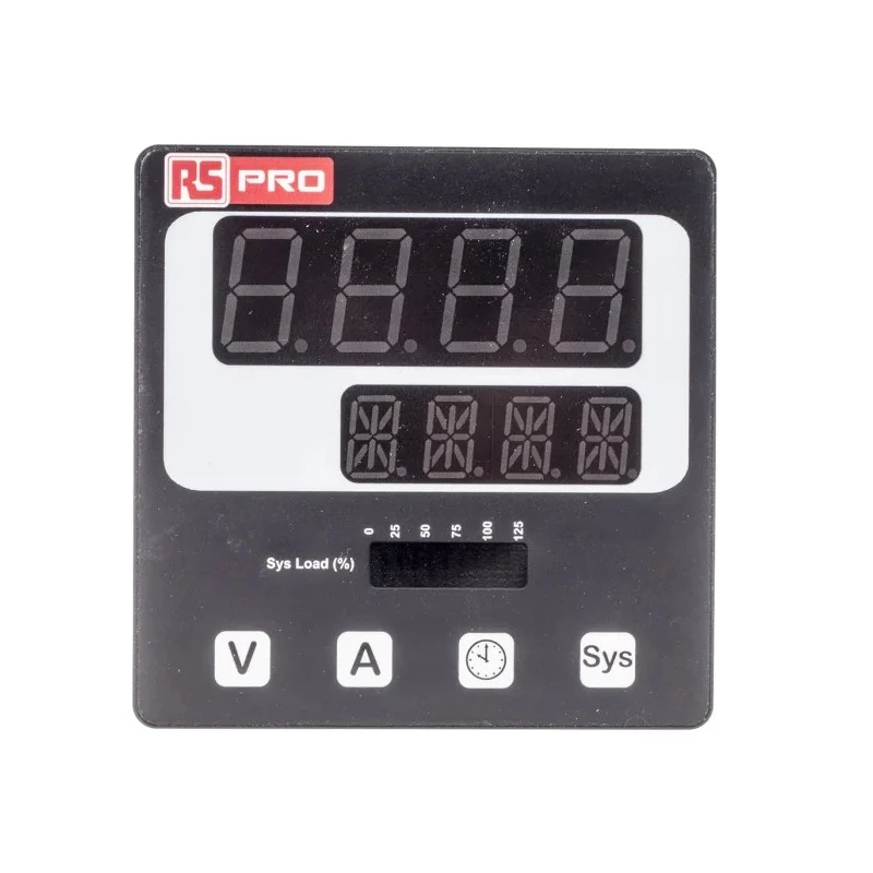 HOBUT Digital Panel Multifunction Meter for AC Current, Rotational Speed, Frequency, AC Voltage, Hour, 92 mm x 92 mm 136-5379