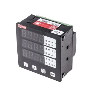 RS Pro LED Digital Panel Multifunction Meter for Hour, Rotational Speed, Frequency, AC Current, AC Voltage, 92 mm x 136-5380
