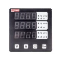 RS Pro LED Digital Panel Multifunction Meter for Hour, Rotational Speed, Frequency, AC Current, AC Voltage, 92 mm x 136-5380