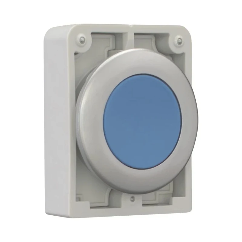 Eaton RMQ Titan M30 Series Blue Metal Momentary Push Button Switch 30mm Cutout IP67 182921 M30C-FD-B
