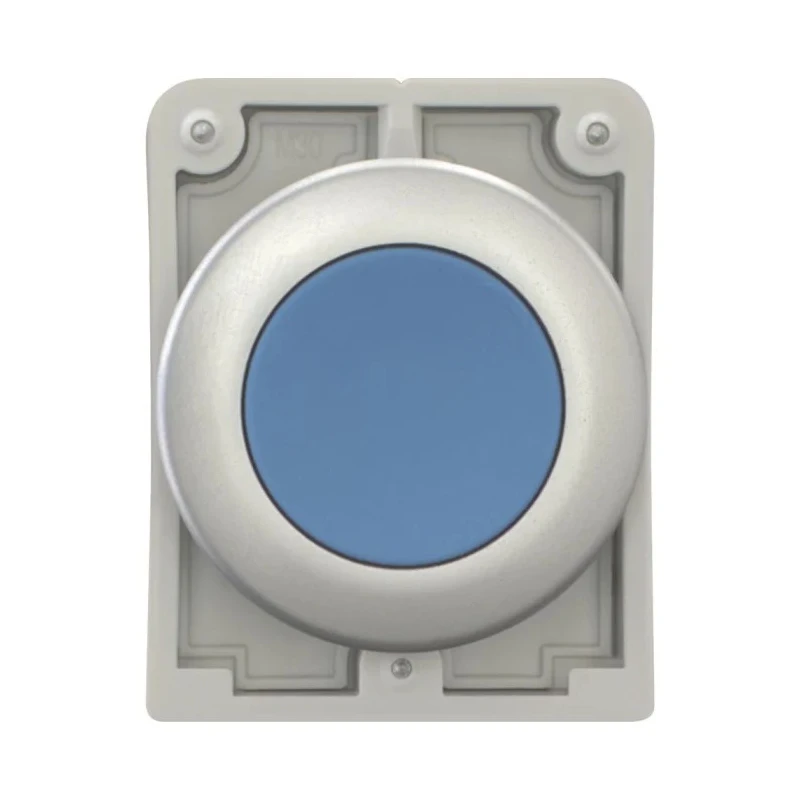 Eaton RMQ Titan M30 Series Blue Metal Momentary Push Button Switch 30mm Cutout IP67 182921 M30C-FD-B