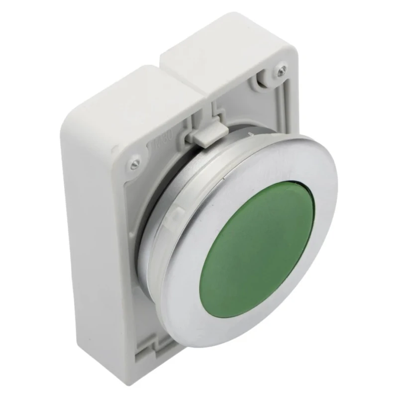 Eaton RMQ Titan M30 Series Green Momentary Push Button Switch, 30 mm Cutout, IP67 182919 M30C-FD-G