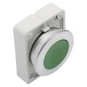 Eaton RMQ Titan M30 Series Green Momentary Push Button Switch, 30 mm Cutout, IP67 182919 M30C-FD-G