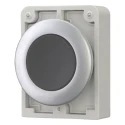 Eaton RMQ Titan M30 Series Black Metal Momentary Push Button Switch 30 mm Cutout IP67 182959 M30C-FD-S