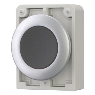 Eaton RMQ Titan M30 Series Black Metal Momentary Push Button Switch 30 mm Cutout IP67 182959 M30C-FD-S