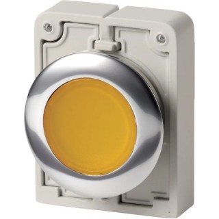 Eaton RMQ Titan M30 Series Yellow Momentary Push Button Switch 30 mm Cutout IP67 182928 M30C-FDL-Y