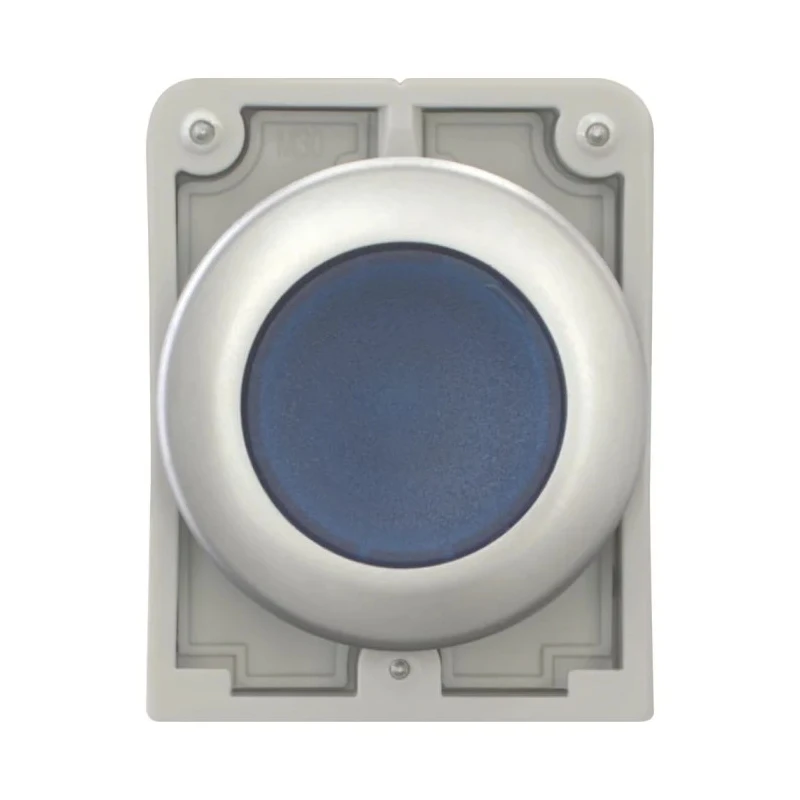 Eaton RMQ Titan M30 Series Blue Momentary Metal Push Button Switch 30 mm Cutout IP67 182940 M30C-FDL-B