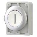 Eaton RMQ Titan M30 Series White Momentary Push Button Switch 30 mm Cutout IP67 182962 M30C-FD-W-X1