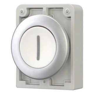 Eaton RMQ Titan M30 Series White Momentary Push Button Switch 30 mm Cutout IP67 182962 M30C-FD-W-X1