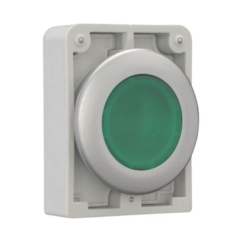 Eaton RMQ Titan M30 Series Green Momentary Push Button Switch 30 mm Cutout IP69K IP66 IP67 182927 M30C-FDL-G