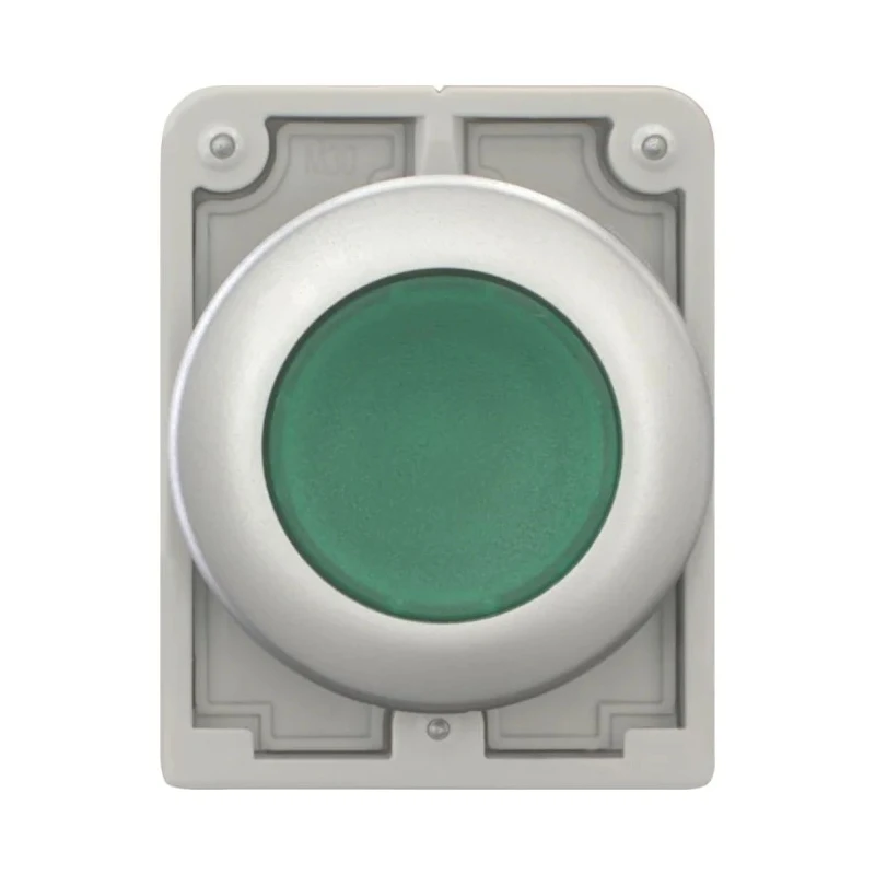 Eaton RMQ Titan M30 Series Green Momentary Push Button Switch 30 mm Cutout IP69K IP66 IP67 182927 M30C-FDL-G