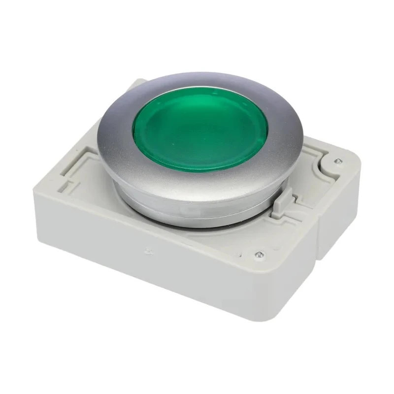 Eaton RMQ Titan M30 Series Green Momentary Push Button Switch 30 mm Cutout IP69K IP66 IP67 182927 M30C-FDL-G