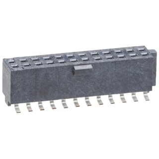 Molex Slim-Grid Series Straight Surface PCB Socket 12-Contact 2 Row 1.27 mm Pitch Solder 78120-1207