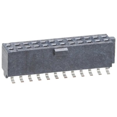 Molex Slim-Grid Series Straight Surface PCB Socket 12-Contact 2 Row 1.27 mm Pitch Solder 78120-1207