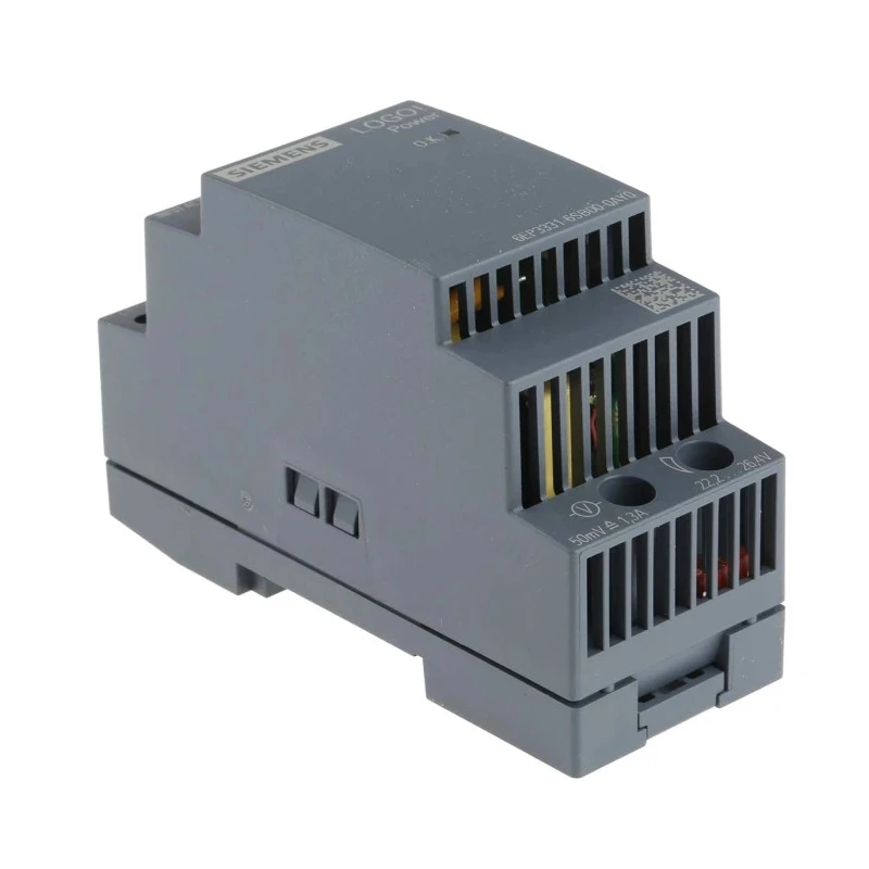 Siemens LOGO POWER Switched Mode DIN Rail Power Supply 264V AC Input 24V DC Output 1.3 A 31 W 6EP3331-6SB00-0AY0