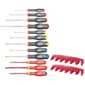 Facom Phillips, Pozidriv, Slotted Standard Screwdriver Set, 12-Piece AT.J12R1PB