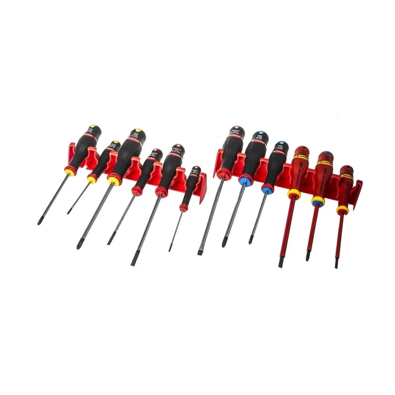 Facom Phillips, Pozidriv, Slotted Standard Screwdriver Set, 12-Piece AT.J12R1PB