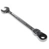 Facom Combination Ratchet Spanner Satin Chrome 8 mm, 127 mm Overall Length 467BF.8