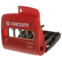 Facom Torq Set Mplus Screwdriver Bit Set 1/4-25 mm Polyamide, 10 Pieces E.116