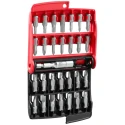 Facom Hex, Phillips, Pozidriv, Slotted, Torx Screwdriver Bit Set 28 Pieces Polyamide Case E.120PB