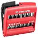 Facom Hex, Phillips, Pozidriv, Slotted, Torx Screwdriver Bit Set 28 Pieces Polyamide Case E.120PB