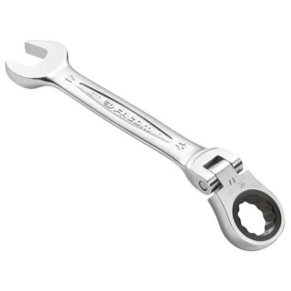 Facom Combination Ratchet Spanner Satin Chrome 179mm Overall Length 16 mm 467BF.16