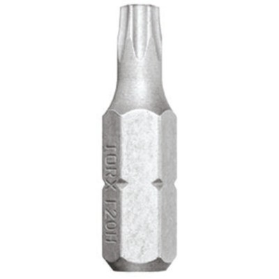Facom Screwdriver Bit Set 3-Piece 6.35 mm Hex Drive, T20 T25 T30 Size, 25 mm Overall Length EX12.J3